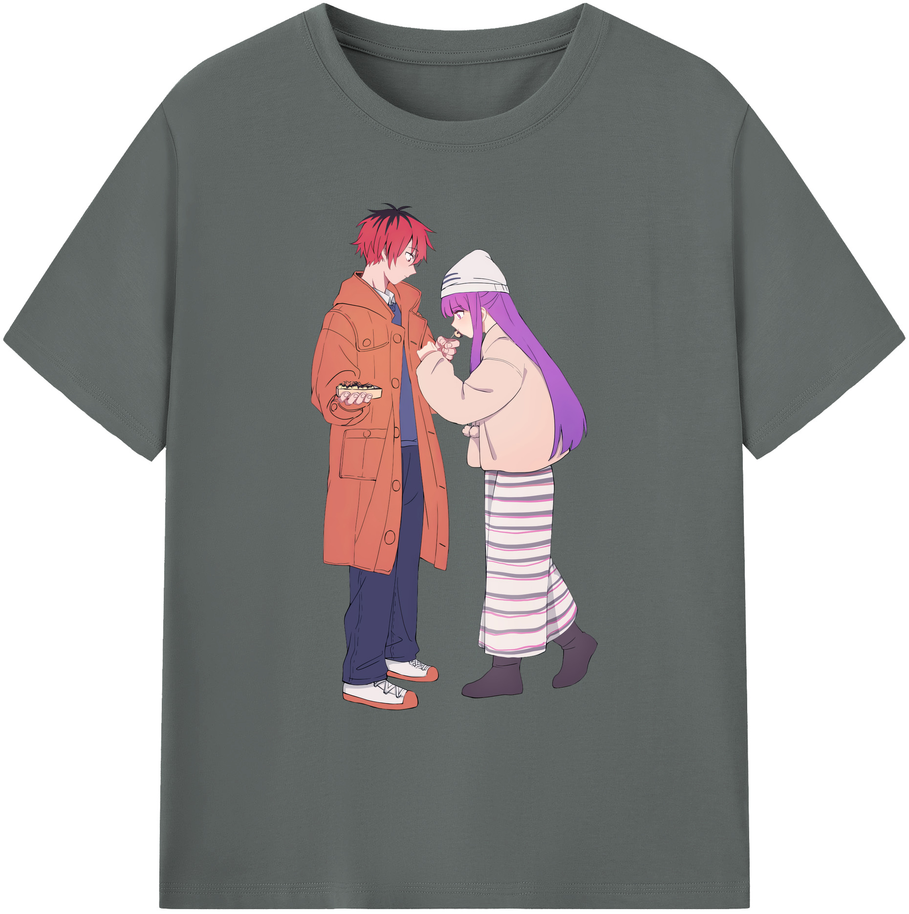 （画像用） 葬送のフリーレン Frieren 綿100％ メンズ半袖Tシャツ｜肌触りやわらか＆通気性